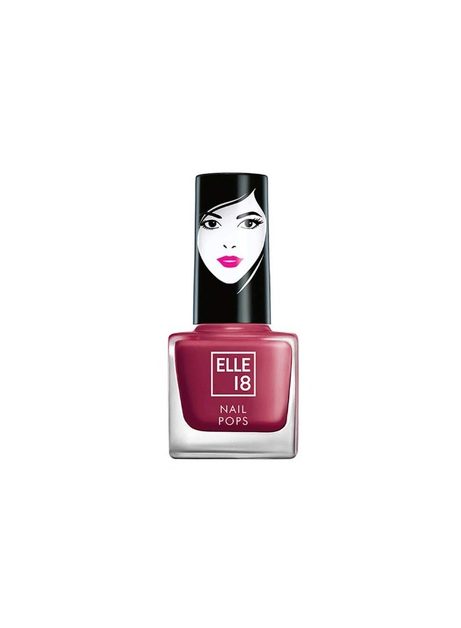 إيل 18 طلاء أظافر Elle 18 Nail Pops، لون رقم 164، بلمسة نهائية لامعة، 5 مل - Image 3